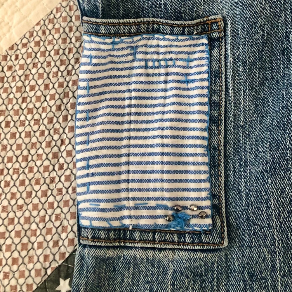 J. Galt Shanghai Low Rise Flare Jeans ~ Unique! - Picture 7 of 13
